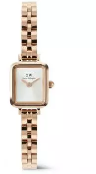 Daniel Wellington Quadro Mini Arch 3-Link White Sunray Rose Gold
