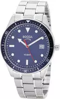 Boccia 3664-04 Herren-Armbanduhr Titan 10 bar Blau