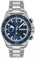 HUGO Multifunktionsuhr "DIVE" Quarzuhr, Armbanduhr, Herrenuhr, Edelstahlarmband,