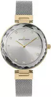Jacques Lemans Quarzuhr "Milano" Armbanduhr, Damenuhr, Kristallsteine,