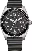 Citizen AW1889-00E, Citizen AW1889-00E Herrenarmbanduhr Schwarz male, Geh&auml;use aus
