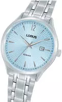 LORUS Quarzuhr Armbanduhr, Herrenuhr, Edelstahlarmband, analog, Tag