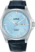 LORUS Automatikuhr Armbanduhr, Herrenuhr, Mechanische Uhr, Lederarmband,...