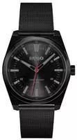 HUGO Quarzuhr "ARK" Armbanduhr, Herrenuhr, Edelstahlarmband, analog