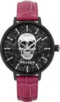 Police MIONA PL16032MSB.02 Damenarmbanduhr - Rosa/Schwarz
