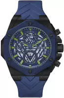 Guess Damen Sportuhr GW0579G3 mit Quarzwerk, Datum, Wochentag, Schwarz-Blau