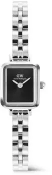 Daniel Wellington Quadro Mini Arch 3-Link Onyx Sunray Silver