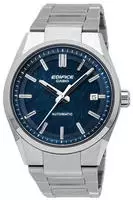 Casio EFK-110D-2AER Edifice Herrenuhr Automatik Stahl/Blau