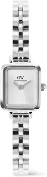 Daniel Wellington Quadro Mini Arch 3-Link White Sunray Silver