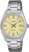 Casio UTP-1302PD-9AVEF Quarz-Armbanduhr in Unisexgr&ouml;&szlig;e Edelstahl/Vanille