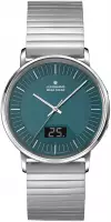 Junghans 56/4621.44 Herrenuhr Funk Milano Mega Solar Stahl/Blau