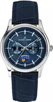 Jacques Lemans Quarzuhr "Derby" Armbanduhr, Herrenuhr, analog, Wochentag, Mondphase