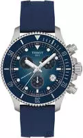 Tissot T1202171704100 Taucher-Armbanduhr Seastar 1000 Chronograph Blau