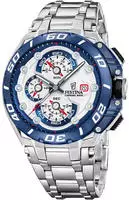 Festina F20754/1 Herrenuhr Chronograph Chrono Bike Stahl/Blau