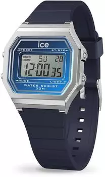 Ice Watch ICE digit retro Navy Twilight Digitaluhr Silikon, Damen, Small (023309)