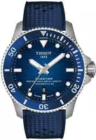 Tissot T1209071704100 Herrenuhr Seastar 2000 Taucheruhr Automatik 60 Bar Blau