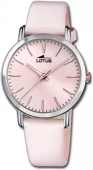 Lotus Minimalist for Her Damenarmbanduhr Analog Leder rosa 5ATM (18738/2)