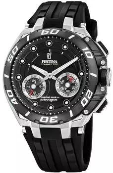 Festina Chrono Bike Connected Herrenuhr Silikon schwarz (F20763/3)