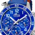 Lotus Junior Collection Kinderuhr analog, blaues Lederarmband, 5 ATM (18581/6)
