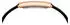 Daniel Wellington Bound 22 x 32 mm Black Crocodile Rose Gold