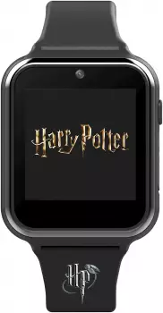 Peers Hardy Harry Potter Interaktive Digitaluhr, Jungen, schwarzes Silikonarmband (HP4096ARG)