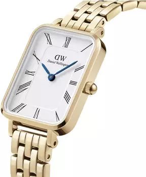 Daniel Wellington Quadro Roman Numerals 5-Link gold