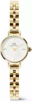 Daniel Wellington Petite Mini Arch 3-link White gold