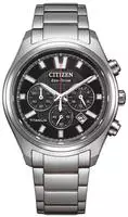 Citizen CA4750-51E Eco-Drive Herrenuhr Chronograph Solar Titan/Schwarz