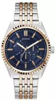 Multifunktionsuhr GUESS "CAMDEN", rosa (silbergoldfarben, blau, blau),...