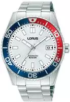 LORUS Automatikuhr Armbanduhr, Herrenuhr, Mechanische Uhr, Edelstahlarmband, analog,