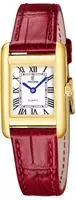 Festina F20774/1 Damenuhr Quarz Rechteckig Rot/Goldfarben