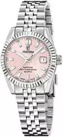 Festina Quarzuhr "Classic Steel" Armbanduhr, Damenuhr, Swiss Made,...