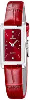 Festina F20769/3 Damenuhr Quarz Rechteckig Lederband Rot