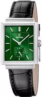 Festina Quarzuhr "On the Square" Armbanduhr, Damenuhr, Herrenuhr, Lederarmband,