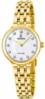 Festina Quarzuhr "Mademoiselle" Armbanduhr, Damenuhr, Edelstahlarmband, analog,