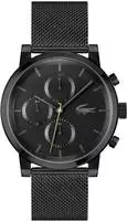 Lacoste Multifunktionsuhr "REPLAY" Armbanduhr, Quarzuhr, Herrenuhr, Edelstahlarmband,
