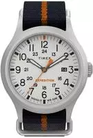 Timex Quarzuhr "SIERRA" Armbanduhr, Herrenuhr, Datum, Leuchtzeiger, Mineralglas,