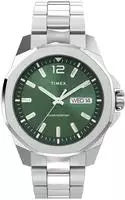 Timex Quarzuhr "ESSEX" Armbanduhr, Herrenuhr, Datum, Leuchtzeiger, Mineralglas,