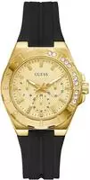 Multifunktionsuhr GUESS "CALYPSO", gold (schwarz, champagnerfarben),...
