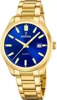 Festina Quarzuhr "Classic Steel" Armbanduhr, Herrenuhr, Edelstahlarmband,...