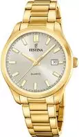 Festina Quarzuhr "Classic Steel" Armbanduhr, Herrenuhr, Edelstahlarmband,...