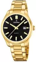 Festina Quarzuhr "Classic Steel" Armbanduhr, Herrenuhr, Edelstahlarmband,...