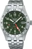 Seiko HDB001K1 Herrenuhr Automatik GMT Stahl/Moosgr&uuml;n