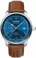 Zeppelin 9668-3 Herrenuhr Automatik 100 Jahre M&eacute;diterran&eacute;e Braun/Blau