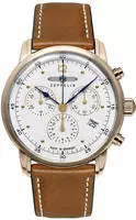 Zeppelin 9586-5 Herren-Armbanduhr Barcelona Chronograph Braun