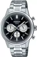 CASIO EDIFICE Chronograph Quarzuhr, Armbanduhr, Herrenuhr, Edelstahlarmband, analog,