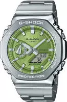 Casio GM-2110D-3AER G-Shock G-Steel Herrenarmbanduhr Gr&uuml;n