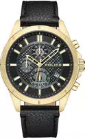 Police BURBANK Chronograph Herrenuhr - Schwarz