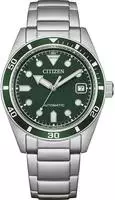 Citizen NJ0220-52X, Citizen NJ0220-52X Automatik Armbanduhr Edelstahl/Gr&uuml;n 10...