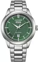 Citizen AW0151-85XC, Citizen AW0151-85XC Herrenarmbanduhr Gr&uuml;n male, Geh&auml;use aus